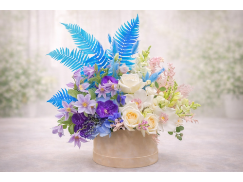 Aranjament Floral- Feeling Blue